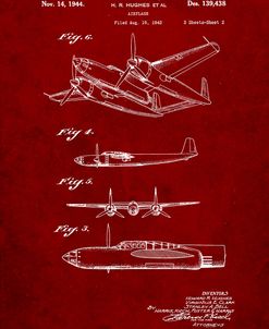 PP69-Burgundy Lockheed XP-58 Chain Lightning Poster