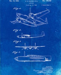 PP69-Faded Blueprint Lockheed XP-58 Chain Lightning Poster