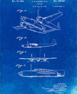 PP69-Faded Blueprint Lockheed XP-58 Chain Lightning Poster