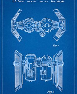 PP102-Blueprint Star Wars TIE Bomber Patent Poster