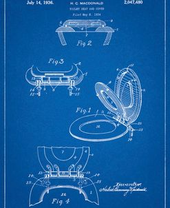 PP130- Blueprint Toilet Seat Poster
