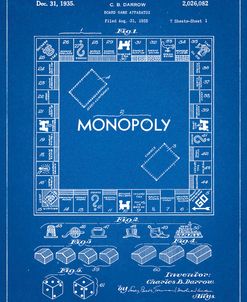 PP131- Blueprint Monopoly Patent Poster