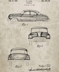 PP134- Sandstone Buick Super 1949 Car Patent Poster