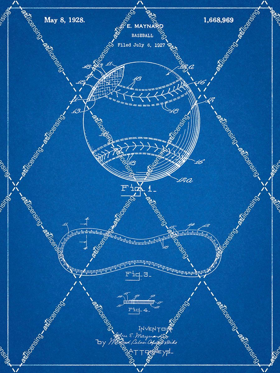 PP143- Blueprint Baseball Stitching Patent