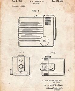 PP606-Vintage Parchment Kodak Brownie Hawkeye Patent Poster
