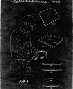PP614-Black Grunge iPad Design 2005 Patent Poster