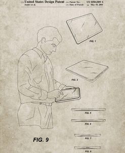 PP614-Sandstone iPad Design 2005 Patent Poster