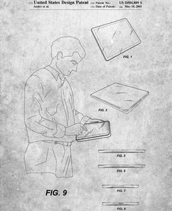 PP614-Slate iPad Design 2005 Patent Poster