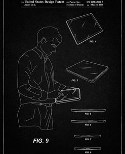 PP614-Vintage Black iPad Design 2005 Patent Poster