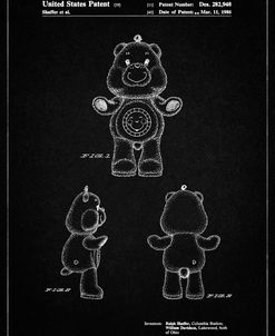 PP618-Vintage Black Sunshine Care Bear Patent Poster