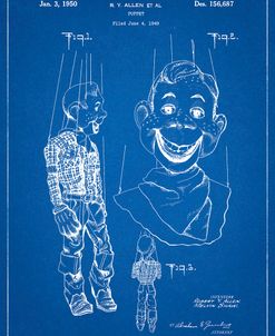 PP628-Blueprint Howdy Doody Marionette Patent Poster