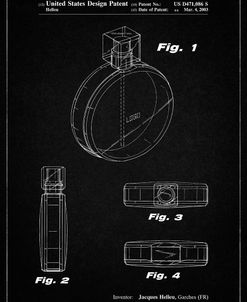 PP630-Vintage Black Perfume Jar Poster
