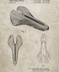PP637-Sandstone Bicycle Seat Patent Poster