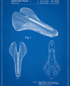 PP637-Blueprint Bicycle Seat Patent Poster