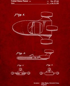 PP650-Burgundy Star Wars X-34 Landspeeder Patent Poster
