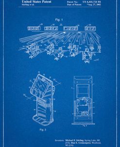PP654-Blueprint Bowling Alley Patent Poster