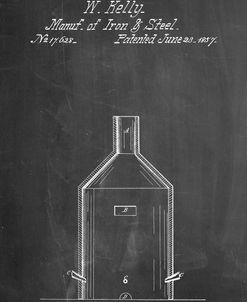 PP666-Chalkboard Steel Manufacturing Poster