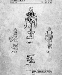 PP681-Slate Star Wars Bossk Patent Poster