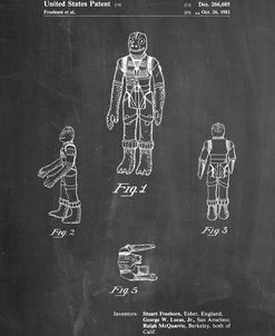 PP681-Chalkboard Star Wars Bossk Patent Poster