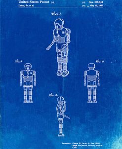 PP691-Faded Blueprint Star Wars Medical Droid Patent Poster