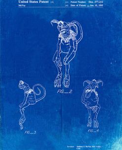 PP694-Faded Blueprint Star Wars Salacious Crumb Patent Poster