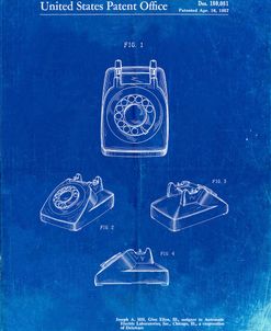 PP699-Faded Blueprint 1960’s Telephone Poster