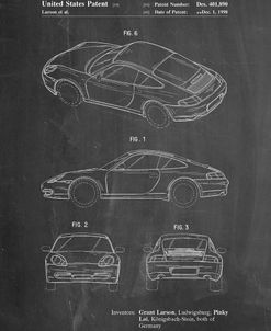 PP700-Chalkboard 199 Porsche 911 Patent Poster