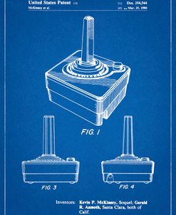PP714-Blueprint Atari Controller Patent Poster
