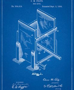 PP725-Blueprint Bee Hive Frames Patent Poster