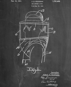 PP726-Chalkboard Bee Keeper Hat and Veil Patent Poster