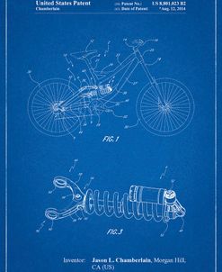 PP735-Blueprint Bicycle Shock Art