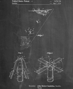 PP750-Chalkboard Boeing Sonobuoy Patent Poster