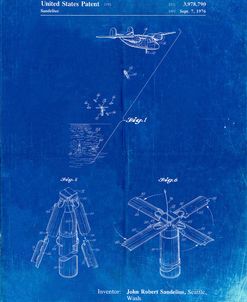 PP750-Faded Blueprint Boeing Sonobuoy Patent Poster