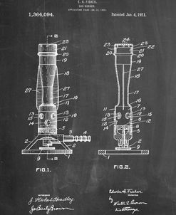 PP758-Chalkboard Bunsen Burner 1921 Patent Poster