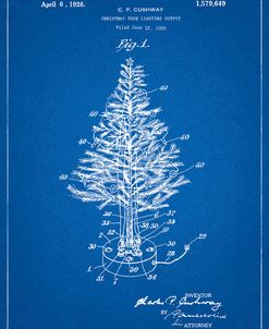 PP766-Blueprint Christmas Tree Poster