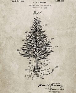 PP766-Sandstone Christmas Tree Poster