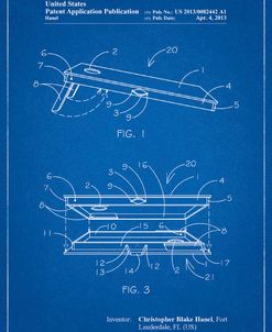 PP774-Blueprint Corn Hole Board Patent Poster