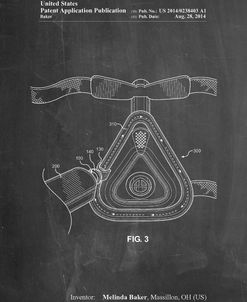 PP775-Chalkboard CPAP Mask Patent Poster