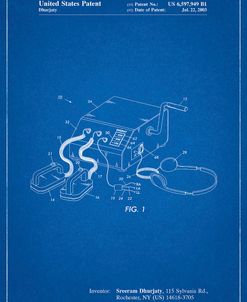 PP778-Blueprint Defibrillator Patent Poster