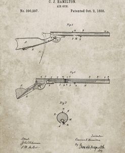PP777-Sandstone Daisy Air Rifle Patent Art