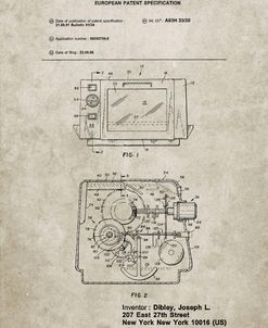 PP791-Sandstone Easy Bake Oven Patent Poster