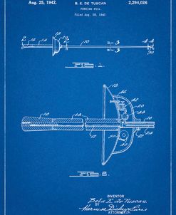 PP806-Blueprint Fencing Sword Patent Poster