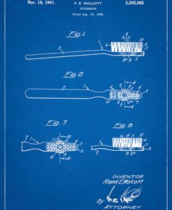 PP815-Blueprint First Toothbrush Patent Poster