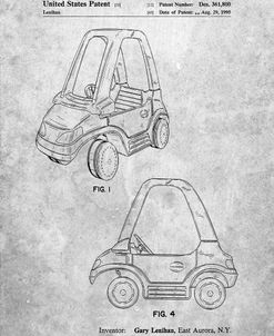 PP816-Slate Fisher Price Toy Car Patent Poster