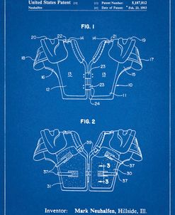 PP829-Blueprint Football Shoulder Pads Patent