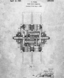 PP838-Slate Ford Crank Shaft 1920 Patent Poster