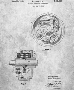 PP839-Slate Ford Distributor 1946 Patent Poster