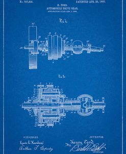 PP840-Blueprint Ford Drive Gear Patent Art