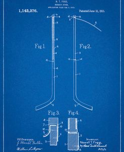 PP157- Blueprint Hockey Stick 1915 Poster