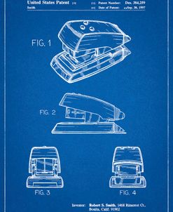 PP164- Blueprint Mini Stapler Patent Poster
